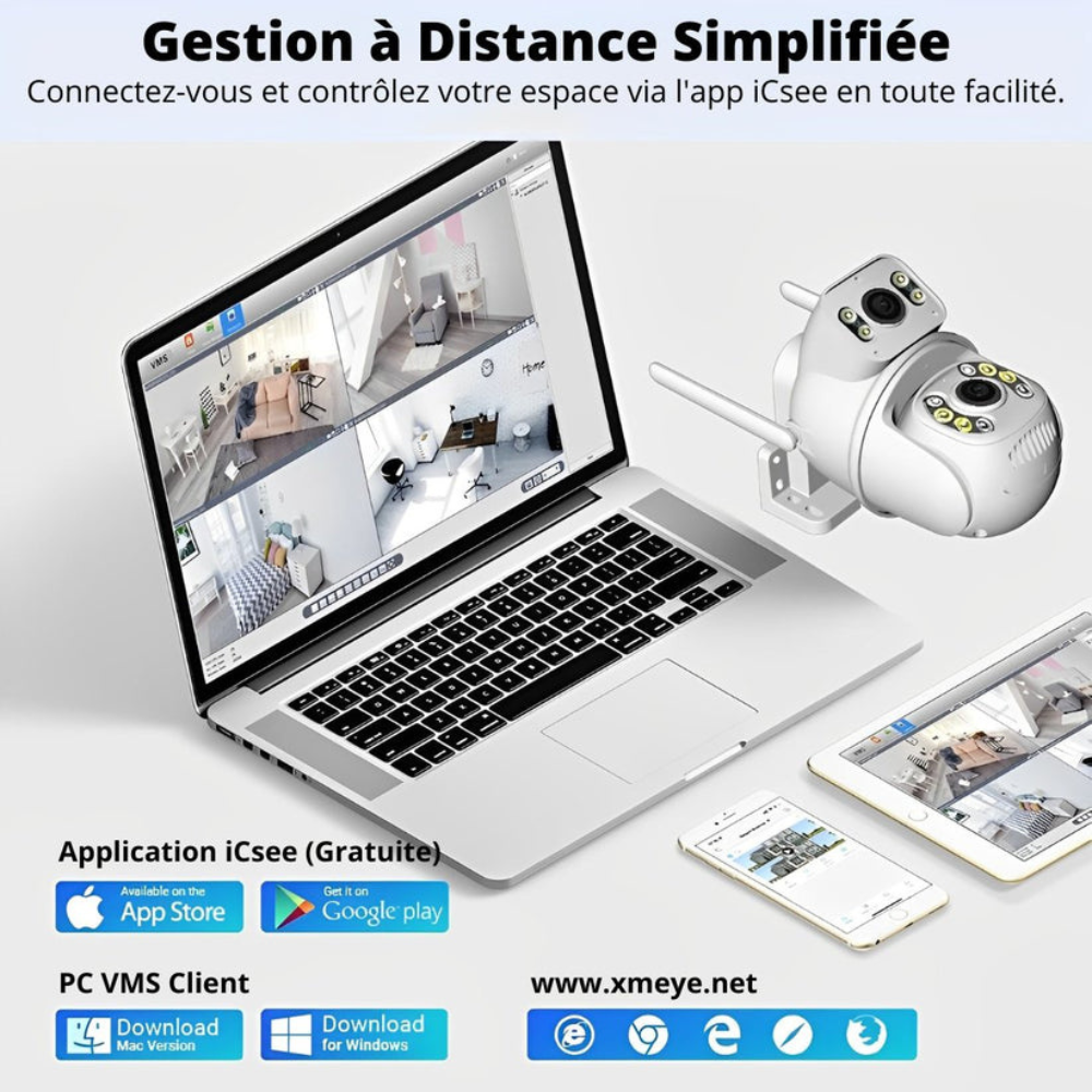 Caméra de surveillance 4k